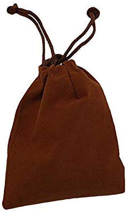 Brown Carrying Bag for Pain Relief Stones