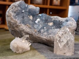 Blue Geode Quartz Cluster