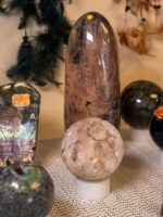 labradorite and quartz