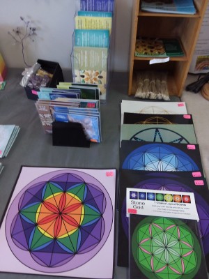 This is just some of the crystal grid items we have.